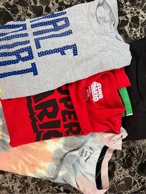 Vans Kids Short Sleeve Tees - Red, Gray, Black, Green, Pink Mix